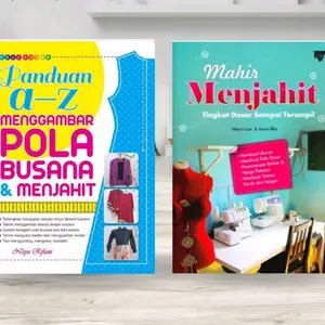 Buku Mahir Menjahit Panduan A-Z Menggambar Pola Busana Portabel