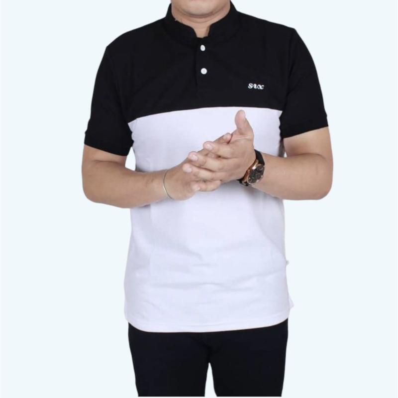 Product Introduction of Baju kaos kerah SIX pria dewasa / kaos kerah kombinasi / kaos kerah Quality premium Katun Polo Distro 4