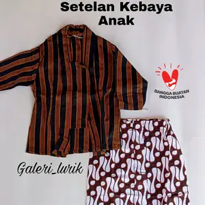 Kebaya Lurik Anak Perempuan-Baju Adat Jawa Anak