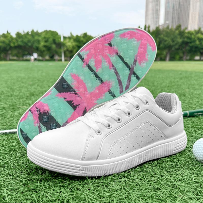 Product Introduction of Couple Golf Shoes Men 2024 Comfortable Non-slip Outdoor Golfer Training Spikeless Casual Leisure Walking Golf Sneakers 2