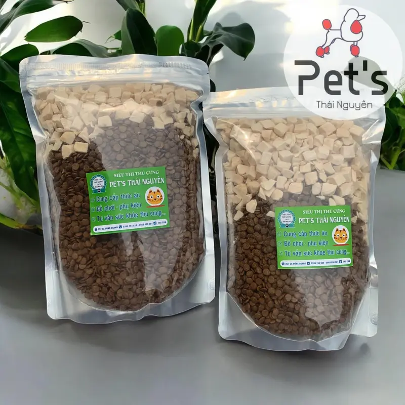 MEOW 1 KG - Thức ăn khô trộn ức gà sấy viên dành cho mèo mọi lứa tuổi trên 45 ngày tuổi 2