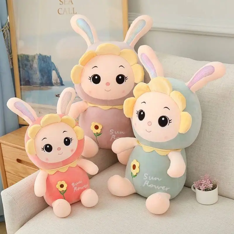 Boneka Rabbit Kelinci Bunga Matahari Ukuran 30cm Bahan Plush Boneka Rabbit Sun Flower Size 30cm Dolls Toys 5
