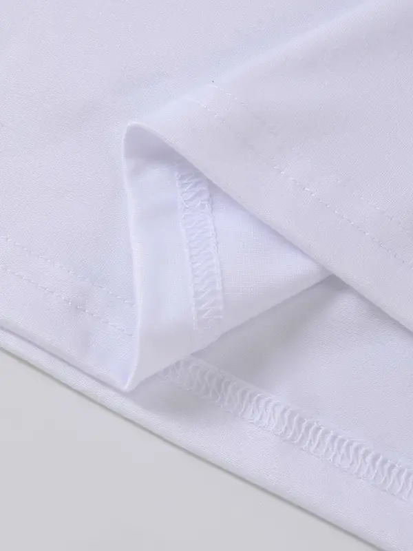 Men's Solid Color Round Neck Tee, Regular Fit Casual Rew Neck Short Sleeve T-shirt, Menswear, Summer Tees for Men, Summer Clothing 7