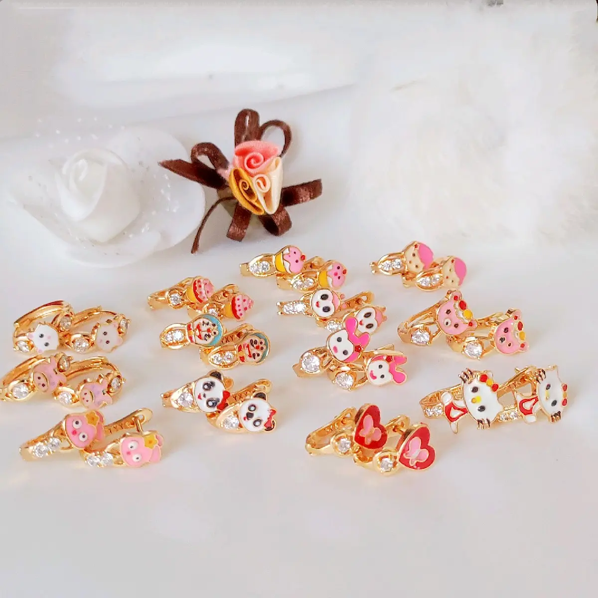 Anting Anak Animasi Model Klip Cantik