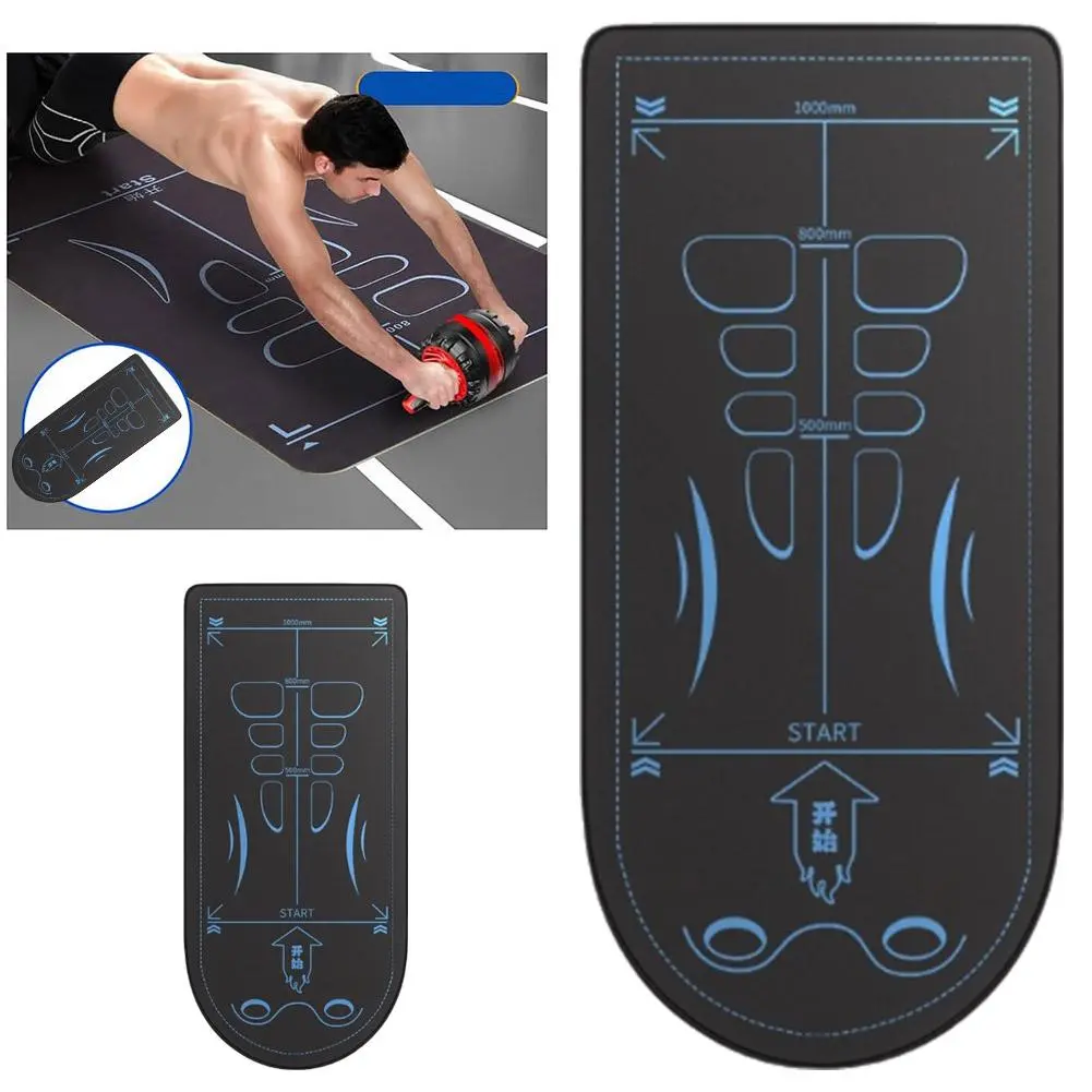 Anti Slip Shock-absorbing Silent Healthy Belly Wheel Special Mat Yoga Mat