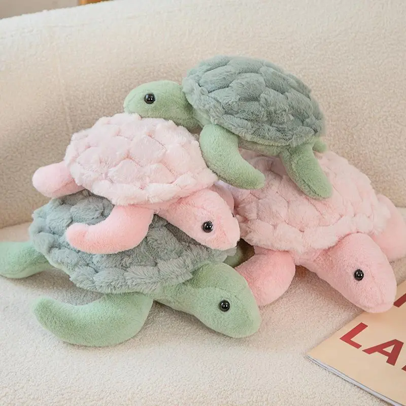 Cute Turtle Design Plush Toy, Soft & Comfy Stuffed Toy, Ideal Birthday Gift, Unique Gift, Creative Gift for Sea Animal Lovers, Gift for Her, Girl's Gift 2