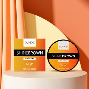 Sunless Tan Cream, Moisturizing Summer Beach Bronzer, Self Tanning Cream, Tanning Cream for Face & Body, Skin Care Product for Women & Men, Valentine's Day Gift, Skincare, Body Care Products,  Tanning Products