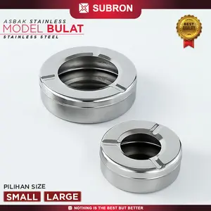 SUBRON Bulat Penutup Tahan Angin 10.5cm 9.5cm Stainless Modren Cafe Restoran
