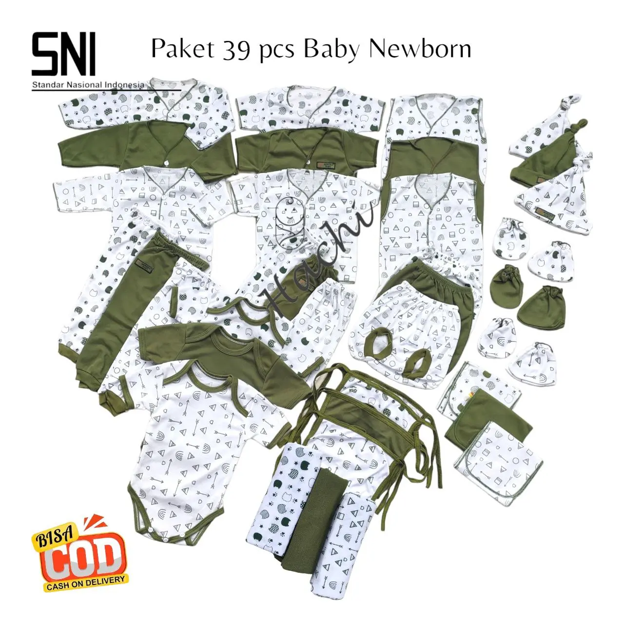 PAKET LENGKAP 39 PCS BAJU BAYI NEWBORN BARU LAHIR BAHAN KATUN LEMBUT TERMURAH TERLARIS SNI Parsel Parsel