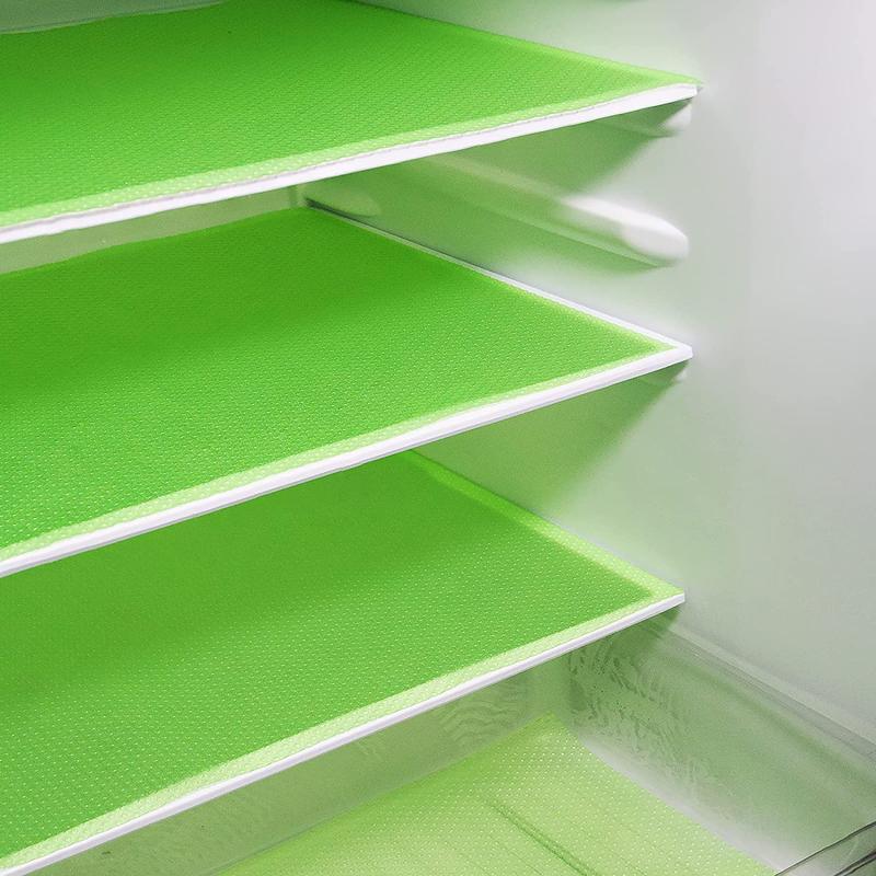 Refrigerator Liner, 4pcs Washable Refrigerator Shelf Liner, Multipurpose Plastic Kitchen Mat, Kitchen Accessories, Refrigerator Accessories 7