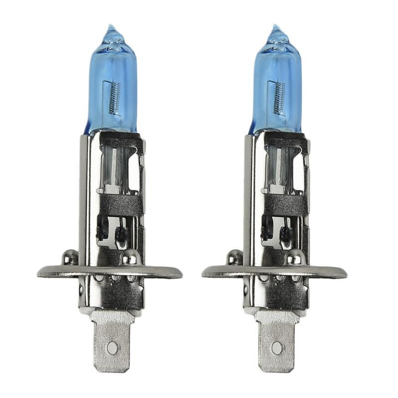 2pcs H1 12V 100W Car Headlights White 4300k Head Light Lamp Halogen Bulbs 1