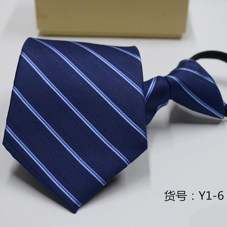 Men's Casual Zipper Tie New Professional Formal Suit Convenient Lazy Tie 2