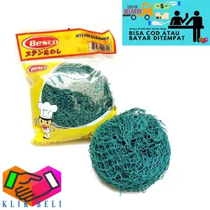 [SSM] Sabut Cuci Piring Jaring Besco / Sabut Jala Nylon Cleaner Gosok Panci Anti Karat Cleaning Ball