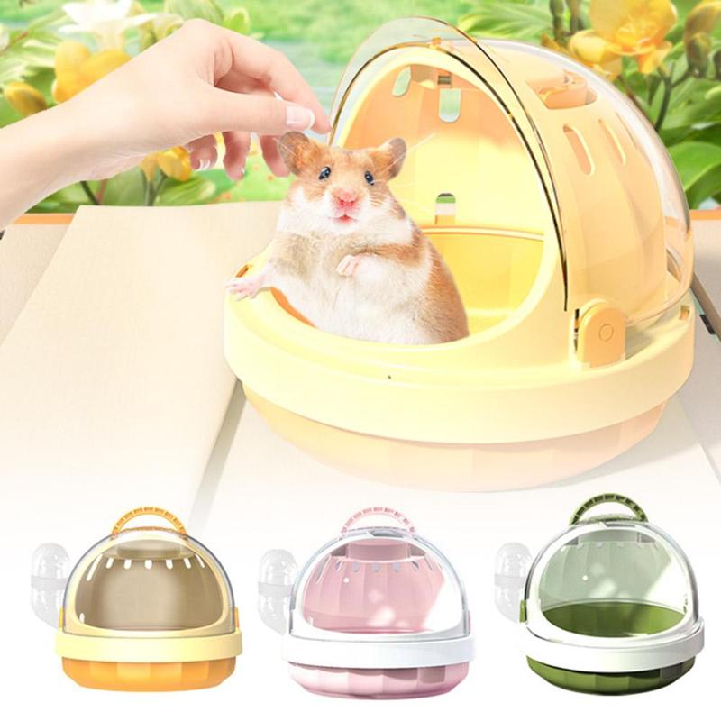 Product Introduction of Hamster Cage Exterior Cage Portable Exterior Cage Honey Bag Weasel Twiggy Rat Golden Bear Panoramic Exterior Bag Small Pet Supplies 27