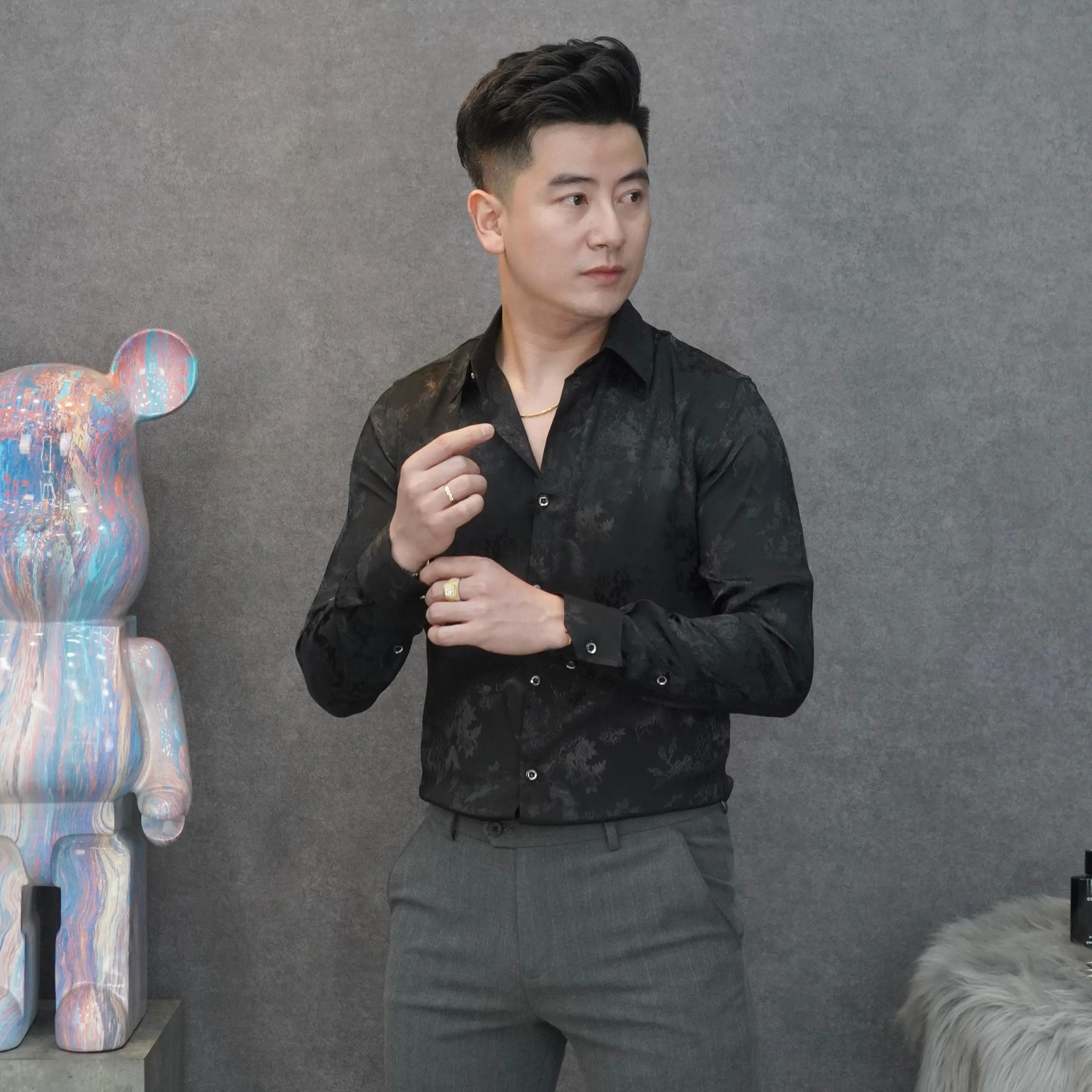 Áo Sơ Mi Nam Gấm Dài Tay Luxury G991 vải chống nhăn, thiết kế  Sang trọng Menswear Shirt áo  sơ áo  sơ sơ  mi áo  sơ áo  sơ áo  xanh captain  sơ áo  sơ áo  sơ áo  phước áo  sơ áo  sơ áo  sơ sơ  mi