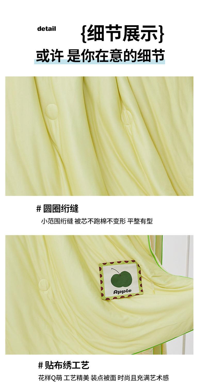Product Introduction of 2025 Watermelon Summer Quilt Air Conditioning Quilt Ice Cream Quilt Core Ice Silk Single Double Summer Thin Quilt New Washable Machine Washable 11
