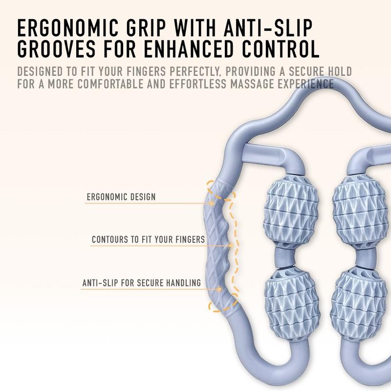 StretchBoxx Premium 360 Massage Roller - Ergonomic Grip, Deep Tissue Relief & Full-Body Relaxation 2