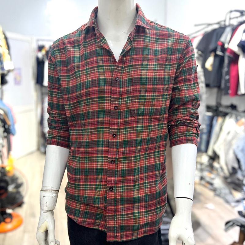 Áo  sơmi nam kẻ caro chất cotton dạ mềm  mịn  thoáng mát với form Slimfit ôm  vừa phải  mặc tôn dáng trẻ trung lịch thiệp Menswear Có Cổ Shirt sominam congso aonam depgiatot sơ sọc mi micaro 5