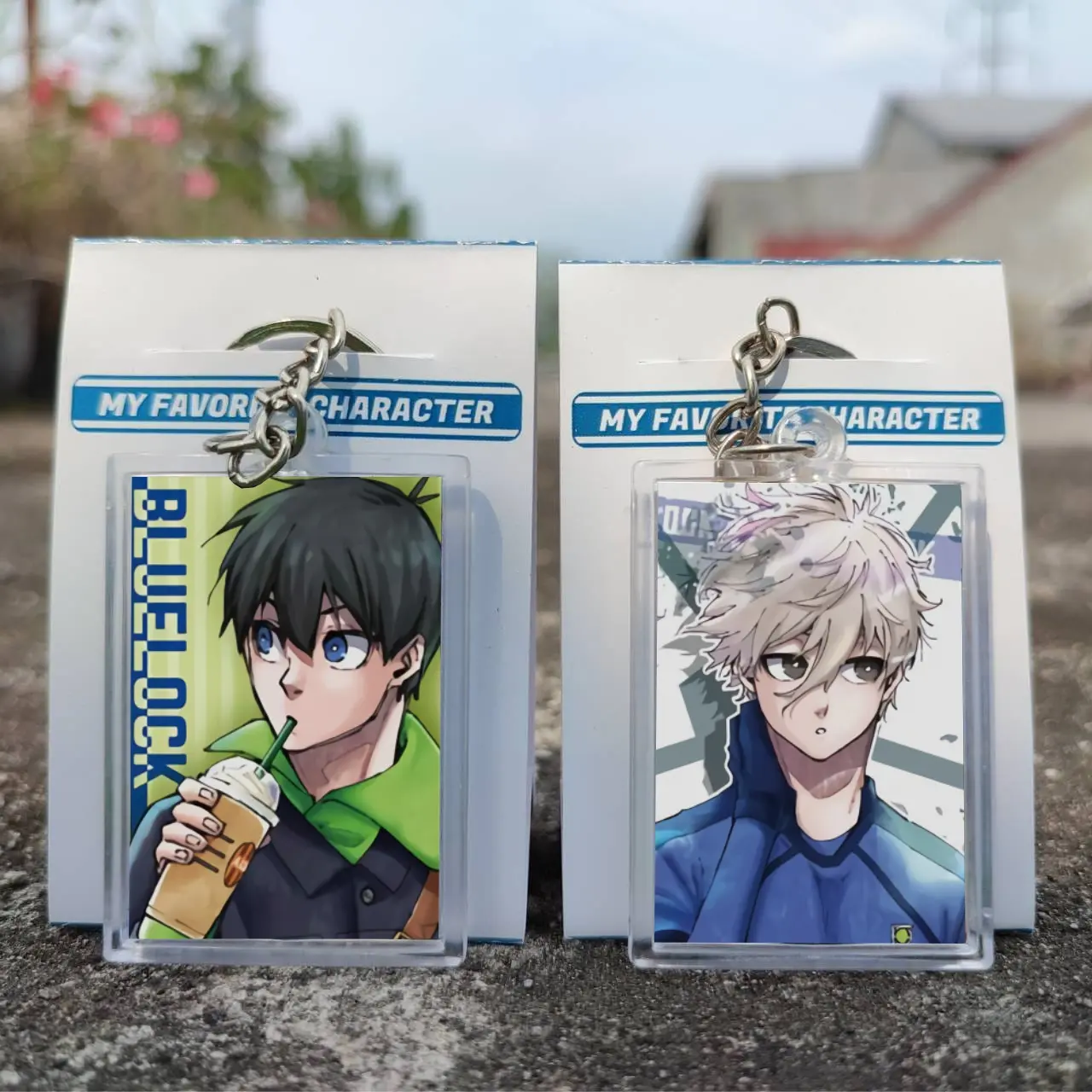 Keychain Kunci Anime Blue Lock - Ganci Anime Blue Lock - Gantungan Kunci - Bachira Meguru - Isagi Yoichi - Nagi Seishiro - Barou Shouei - Chigiri Hyouma - Itoshi Rin - Sae - Oliver - Kunigami - Mikage Reo