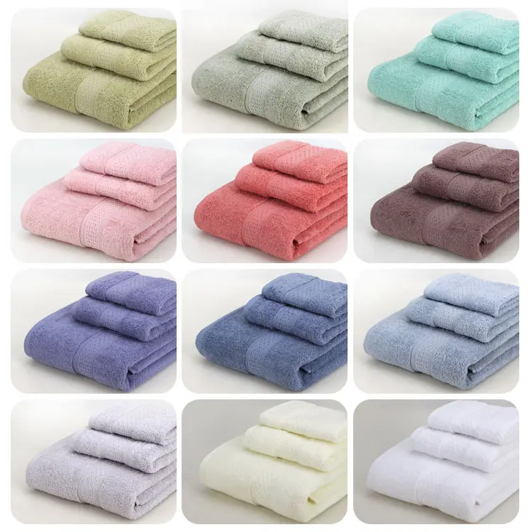 Towels, Bath Towels & Face Towels – Highly Absorbent, Home Use, Fade-Resistant, Adult Gift Set