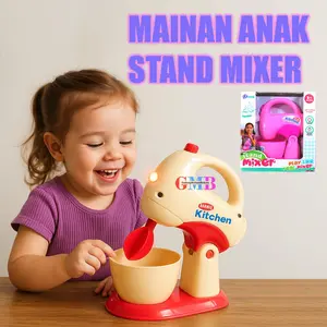 MAINAN MASAK MASAKAN ANAK MIXER PENGADUK KUE KI09 PENGADUK KUE LED  ANAK PEREMPUAN