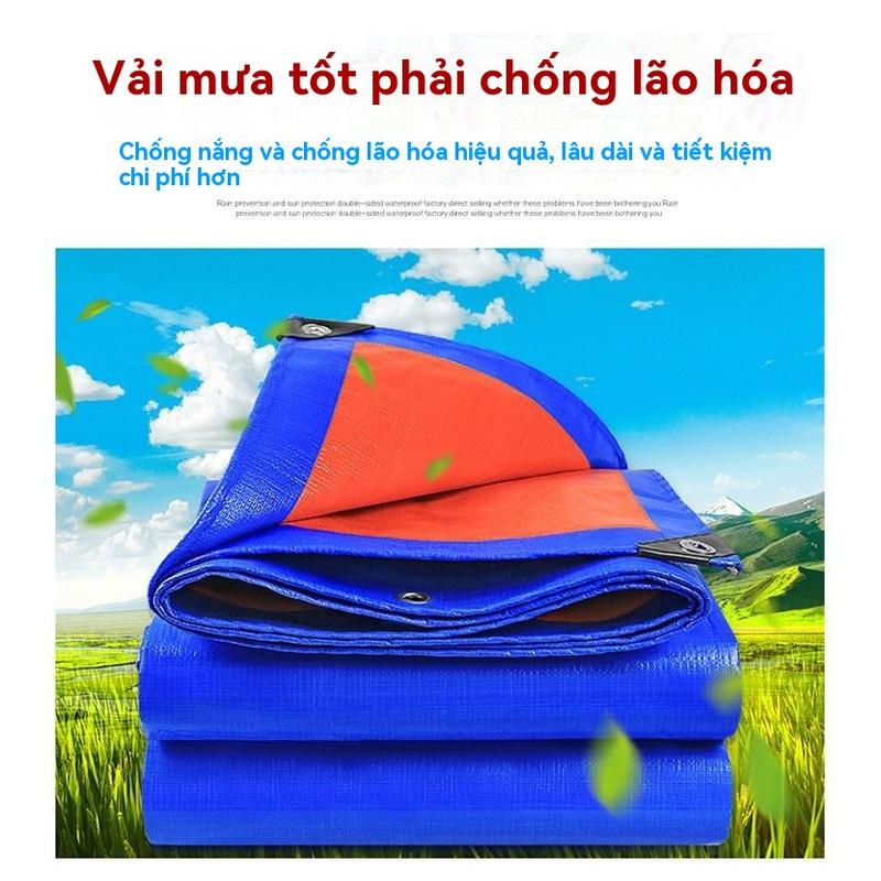 Vải chống mưa, dày dặn, chống thấm nước, tấm bạt che nắng, thích hợp cho xe ba bánh, vải dầu nhựa, vải chống mưa, tấm che mưa batchenango  to đồ  trùm  xe  hơi  7  chỗ bat  trum  xe  oto 6