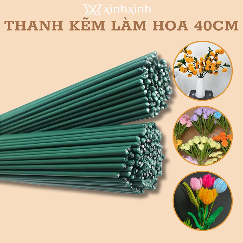 Cây Kẽm Xanh 40cm Làm Hoa Hanmade Diy