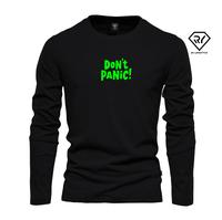 Gambar RY Lifestyle TShirt Kaos Pria Panjang Don't Panic Stabilo Kaos Cewek Cowok Distro Original RY Apparel Kaos Santai - Hitam, S dari Ry lifestyle id Kota Administrasi Jakarta Pusat 1 Tokopedia