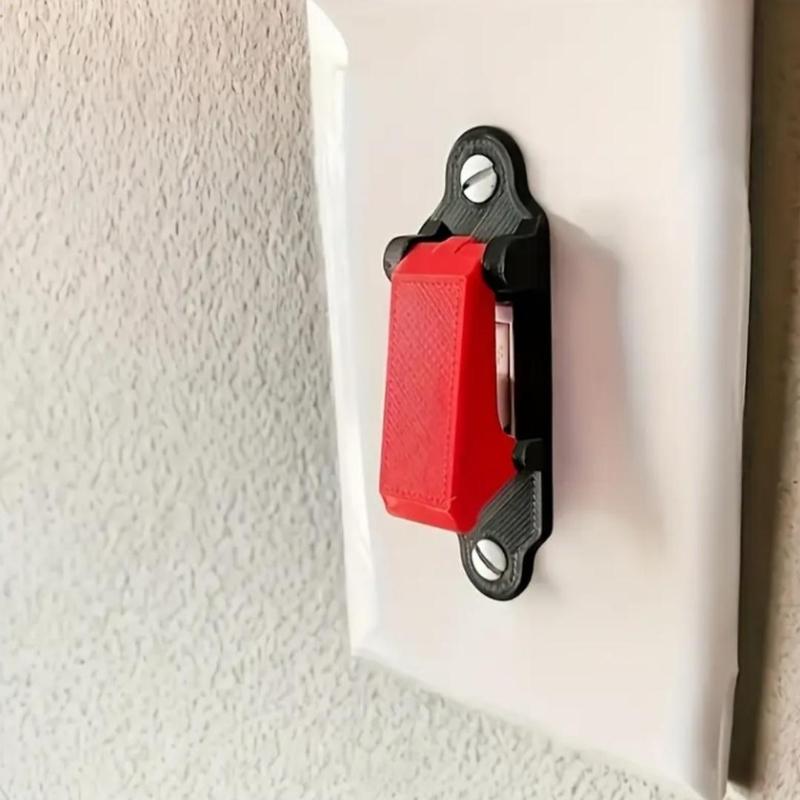 Product Introduction of Light Switch Cover, L-shaped Light Switch Protector with Screw, Electrical Equipment & Supplies for Home Improvement 3