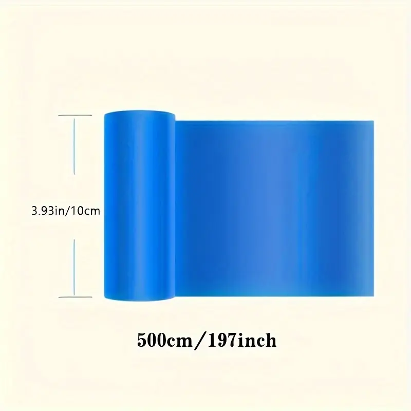 Industrial Grade Polyethylene Waterproof Pipe Tape, 10cm x 500cm - Metal Roof and Surface Leak Sealant, PE Roof Repair Tape, Water and Rust Resistant, Single Roll 2