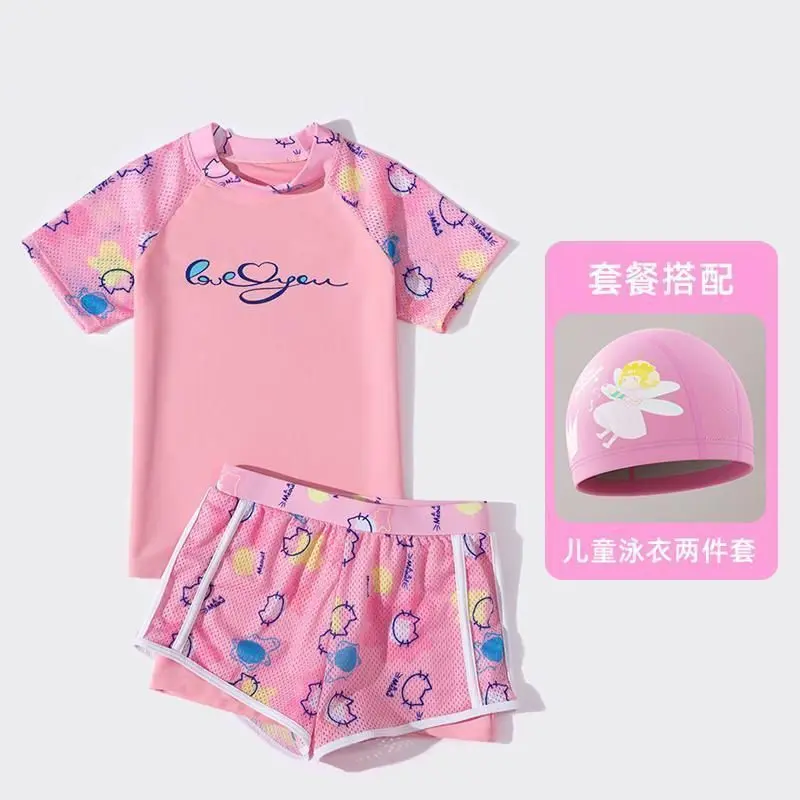 Đồ Bơi Chống Nắng Cho Trẻ Em, Bé Gái, Dành Cho Trẻ Em Trung Và Lớn, Bộ Đồ Tắm Mùa Hè Nóng Bỏng, Thiết Bị Bơi Lội, 2023 Hàng Mới Về, 2024 3
