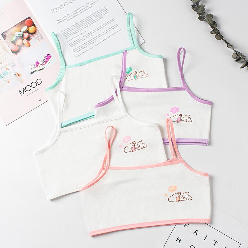 Product Introduction of Girl's Sport Bras Teens Brassiere Kids Underwear Cotton Girls Training Bra Push Up Running Tops 7-16 Years Adolescente 13