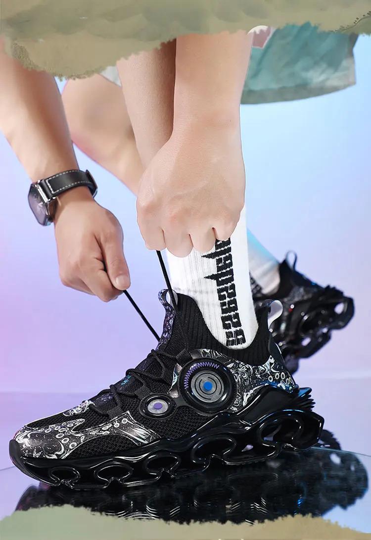 Custom Men Sneakers 2023 New manufacturer Mesh Casual Shoes Men Lightweight Comfortable Breathable Walking Sneakers Zapatillas Training Runner_voghion.com