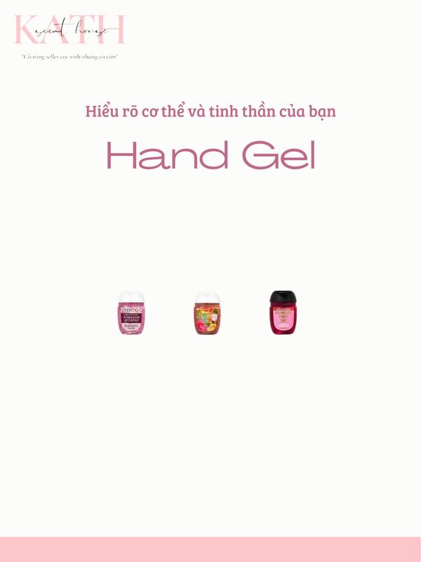 [Kath] Chai Gel nước rửa tay khô hãng B [nhỏ] chính hãng