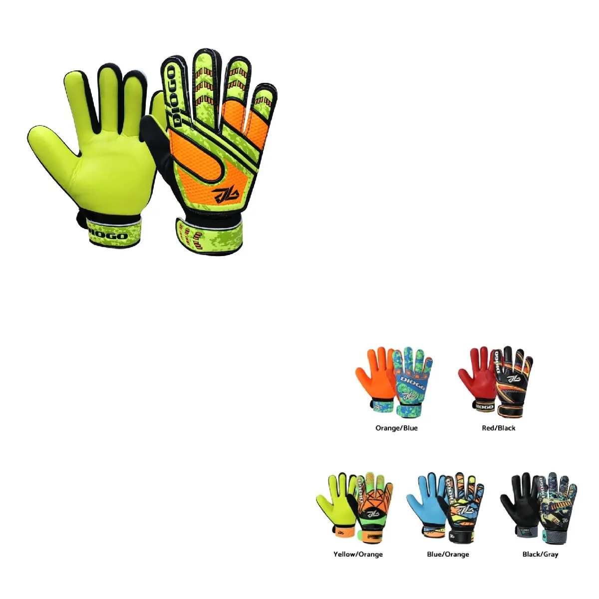 Sarung Tangan Kiper Diogo sarung Tangan Kiper Diogo anak anak ukuran 6,7 dan 8 terlaris dan termurah dan Nyaman