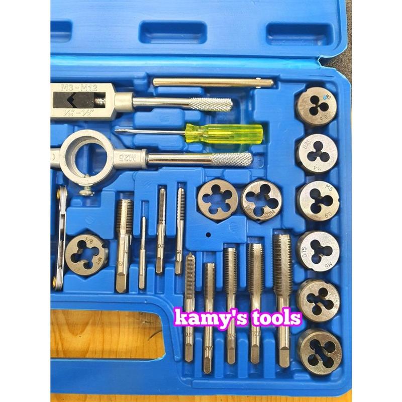 Bộ taro bàn ren 40 chi tiết ta rô ren hợp kim thép siêu cứng và bền hơn hộp nhựa mica [FREESHIP EXTRA] 4