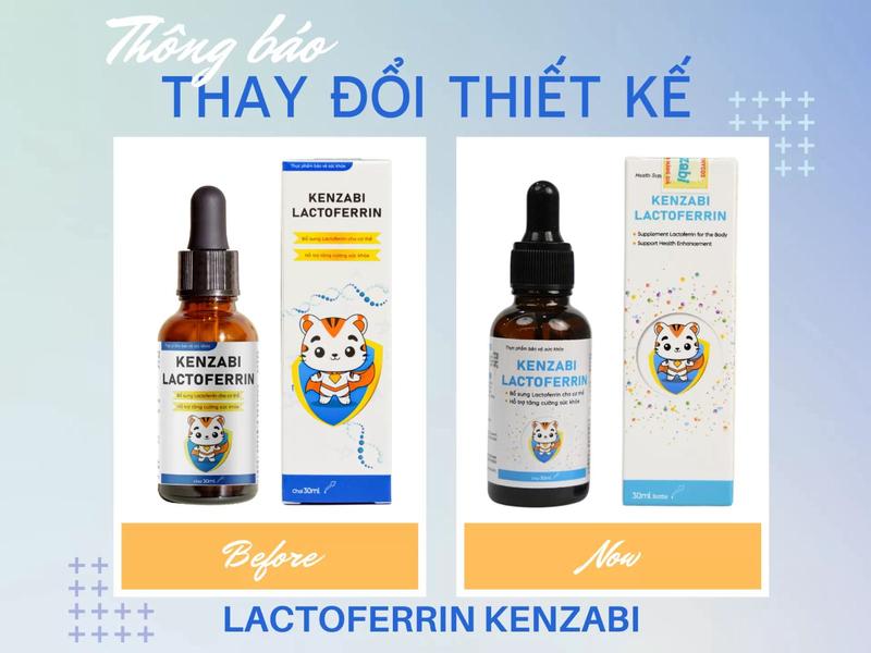 [CB2] Combo xử lý khò khè, mũi dãi, khụt khịt: 2 Lactoferrin Kenzabi tặng 1 Xịt muối Hypertonic + 1 Xịt lợi khuẩn Probiotic Kenzabi 5