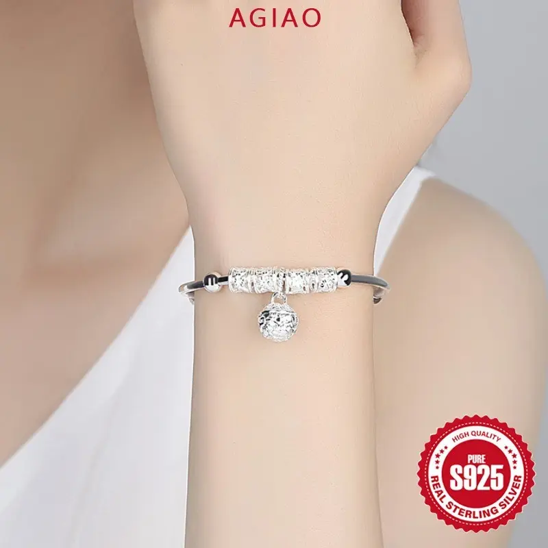 AGIAO Gelang Loncat Manik Wanita Perak 925 4