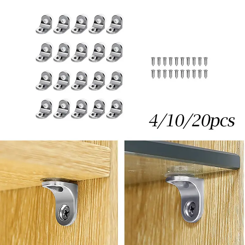 Kệ Kính Giá Đỡ, [TESE], Hỗ Trợ Giá Đỡ Cố Định Góc Phải, Đế Cốc Hút, 20x 8