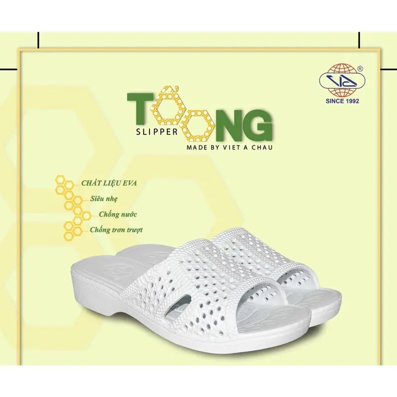 Dép tổ ong nam E197M VAC size 39-43 nhựa EVA nguyên khối cao cấp mềm nhẹ êm chân bền bỉ 5