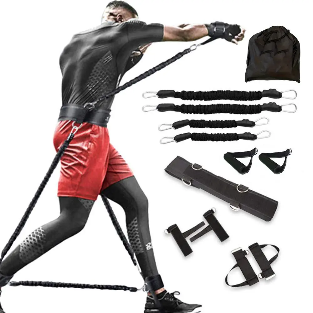 Resistance Boxing Training Set, 12pcs/set MMA Boxing Resistance Training Strap, Boxing Strength Training Equipment, Leg and Arm Training, Full Body Exercise