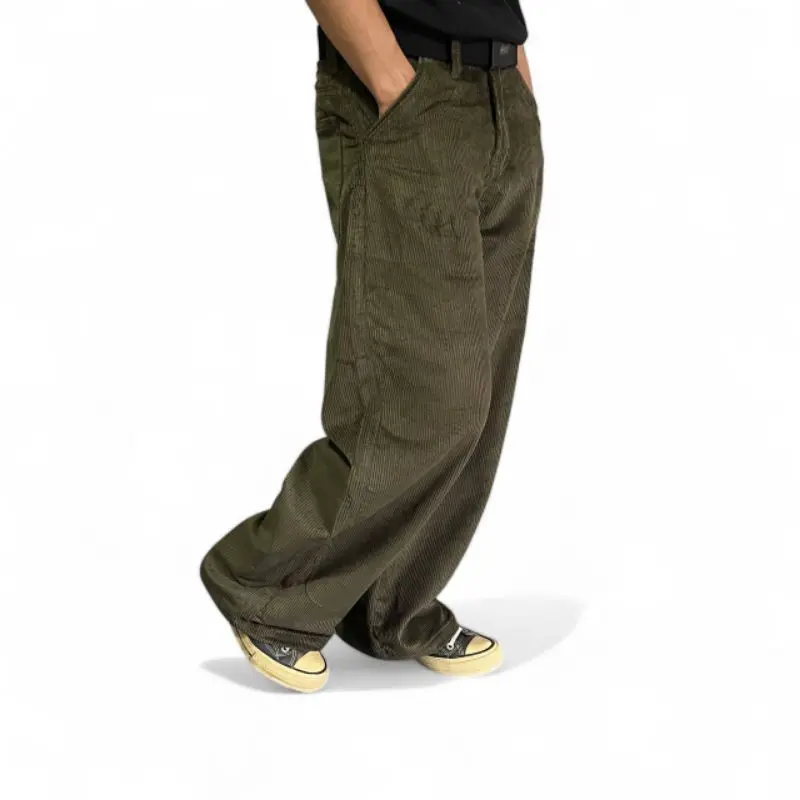 Celana Corduroy Wide Leg Gombrang Baggypants  Unisex 7