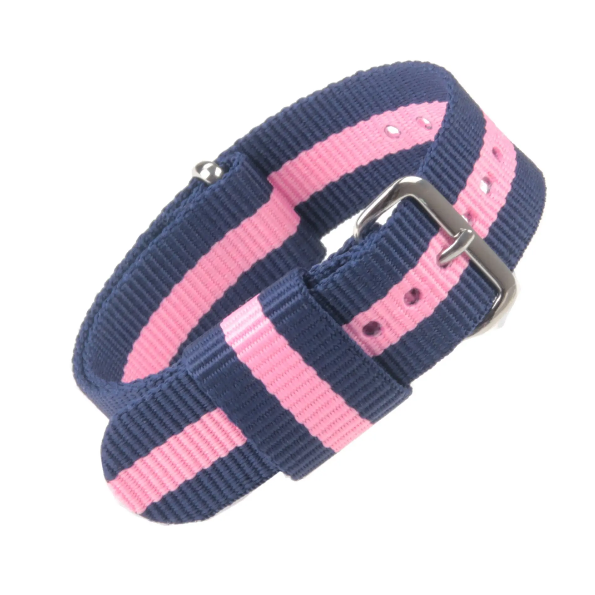 Military Style Nylon Pink Wrist Watch Strap Band For Timex Weekender DW 18/20mm