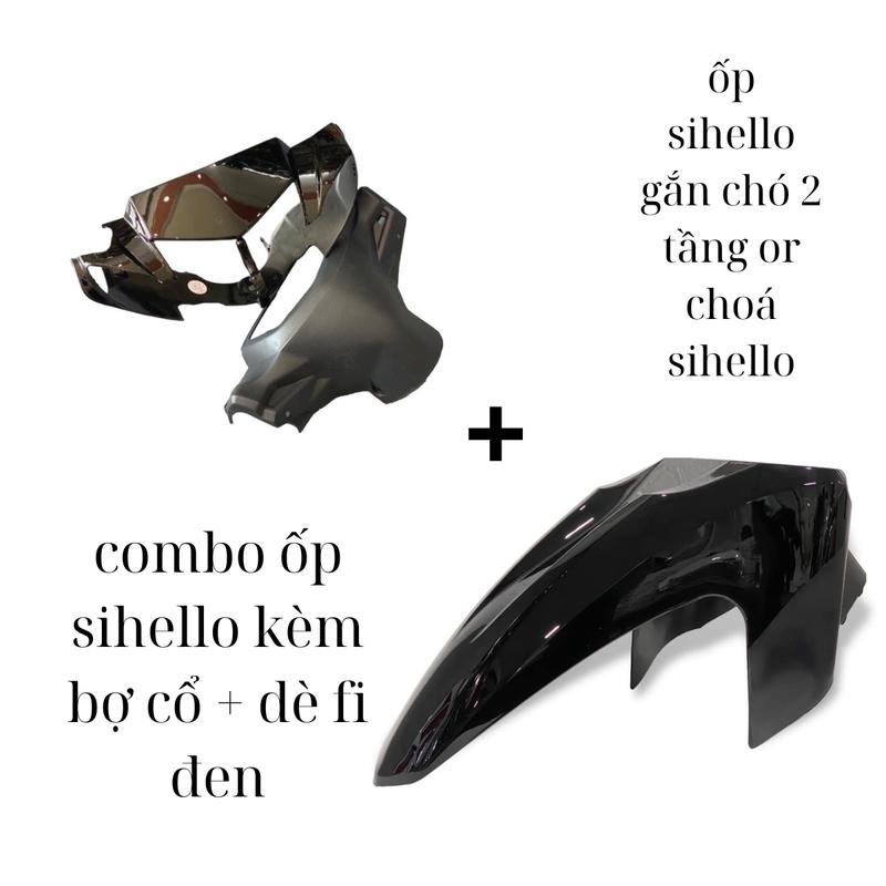 PHỤ KIỆN _Combo Dè Fi và ốp bợ sihello dùng cho xe sirius 50-110