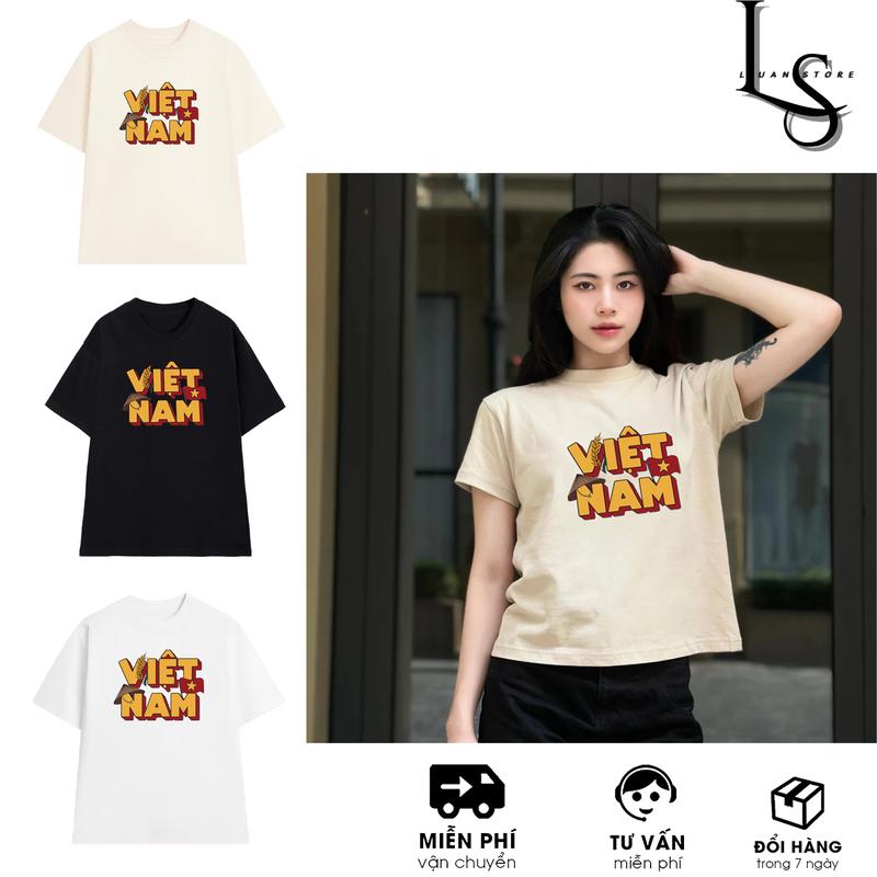 Áo thun OVERSIZE UNISEX form ÂU RỘNG TO nam nữ in hình NÓN LÁ 3D