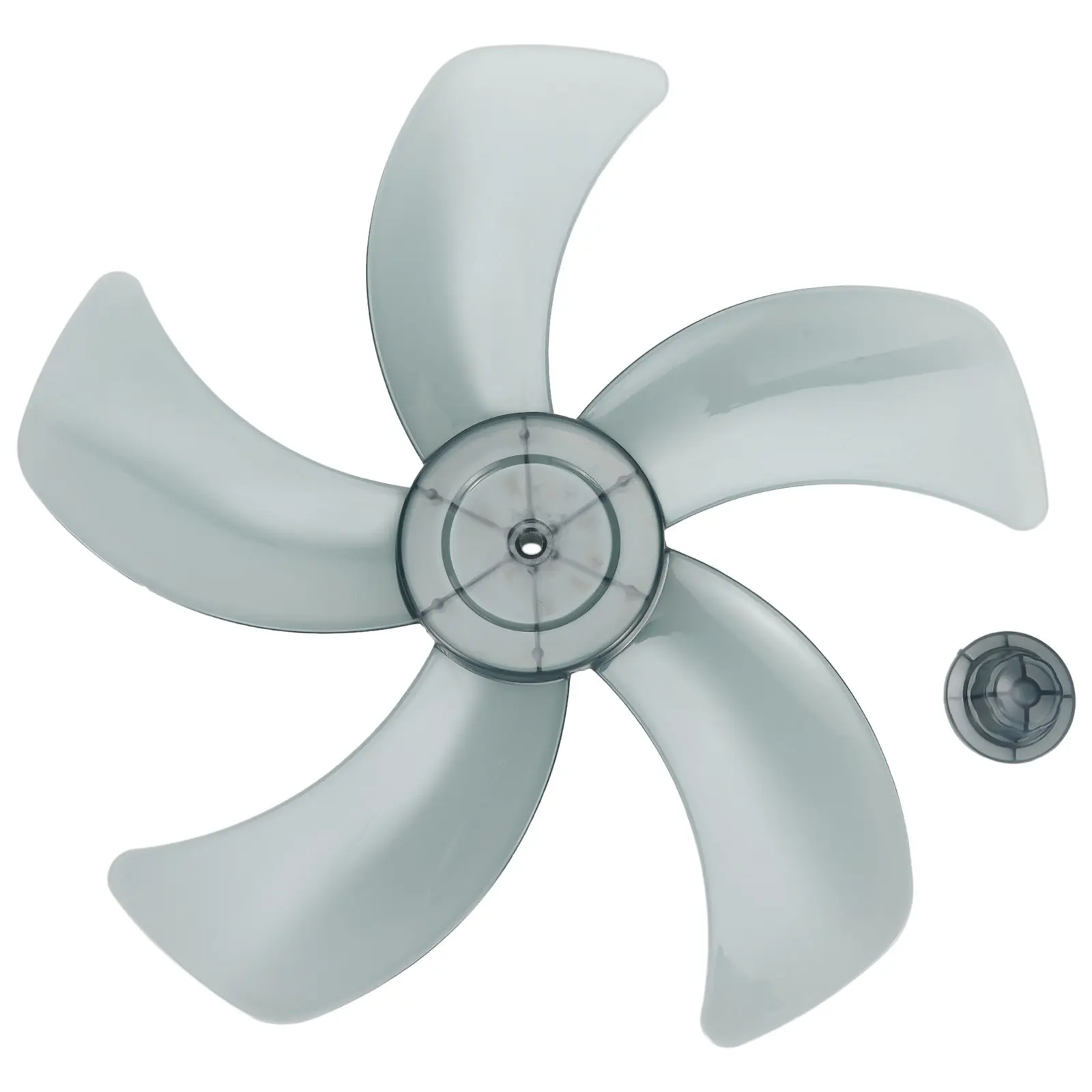 16 Inch Household Plastic Fan Blade Five Leaves Stand Fanner Accessories With Nut Cover For Pedestal Fan