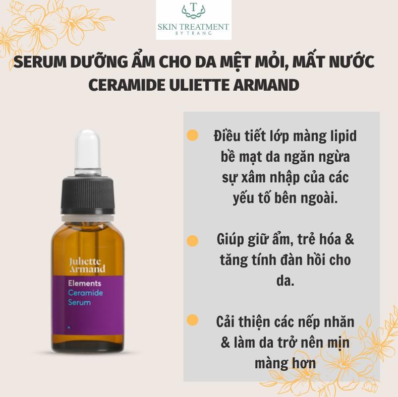 Tinh chất dưỡng ẩm dành cho da mệt mỏi và mất nước Ceramide Serum Juliette Armand Dưỡng Ẩm Da