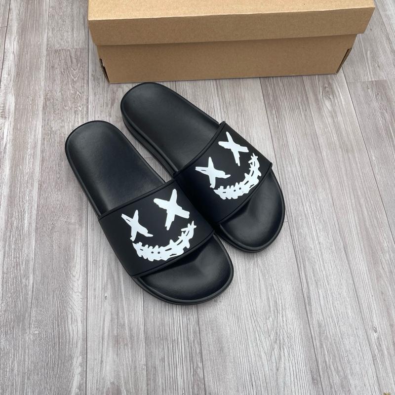 Dép phong cách COOl ngầu nhiều màu đẹp - năng động .chất liệu cao su non - đế chóng trơn trượt (36_44) nam đế bằng DéP Slipper 7