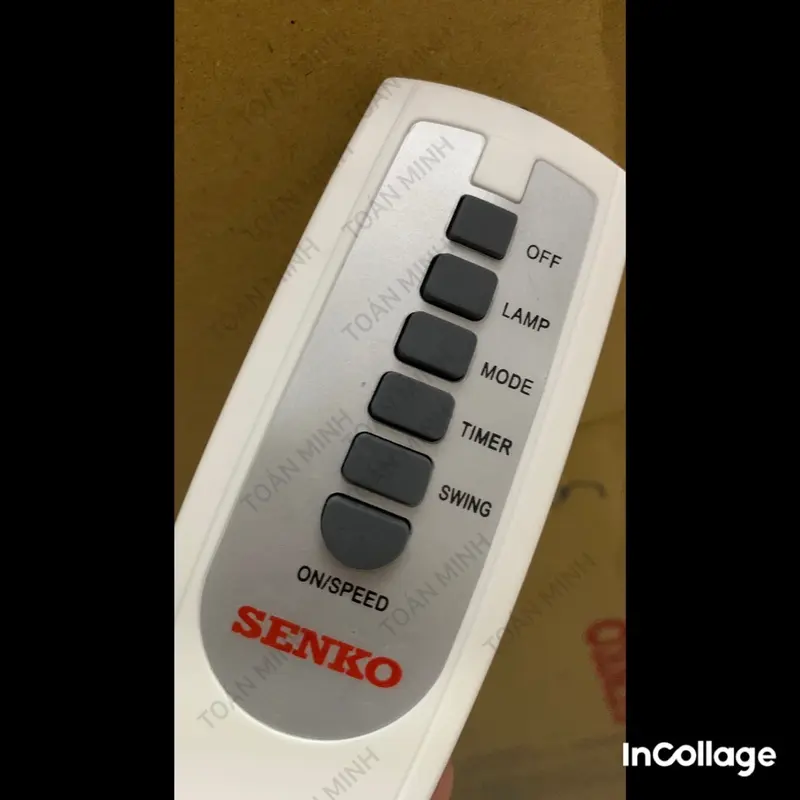 Điều Khiển Remote Quạt Senko hàng LOẠI 1. 1