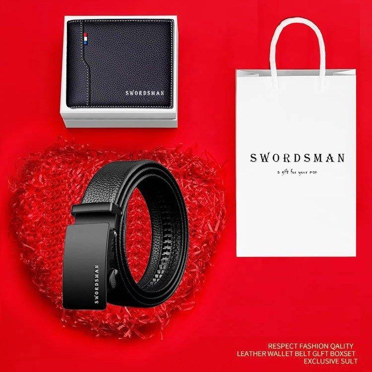  Design 2025 - Bộ quà tặng Nam giới full túi hộp theo kèm - Thắt lưng + ví da cao cấp   hàng mới về   